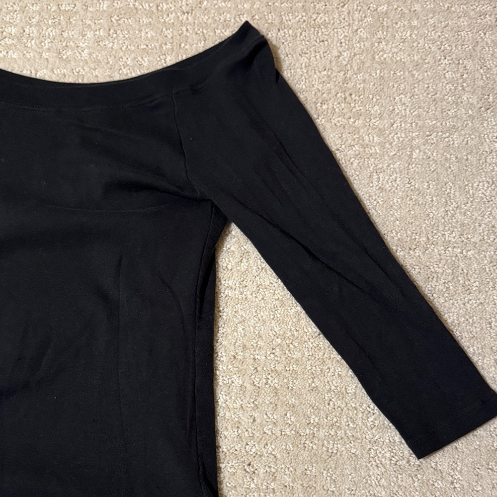 Brandy Melville Black Long Sleeve Top - Picture 2 of 2